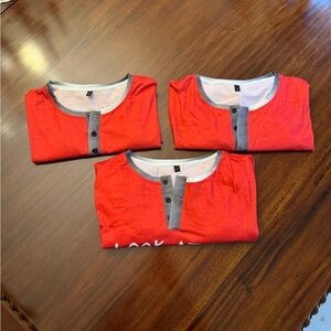 Silly Christmas shirts matching set (all 3 shirts) NWOT 🎄